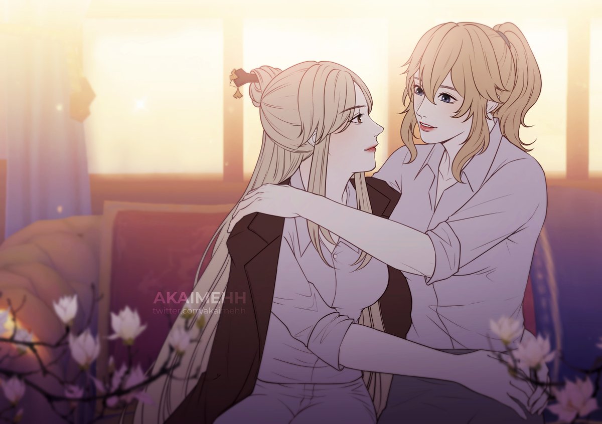 dusk to dawn, late bday gift
#Ningjean #GenshinImpact