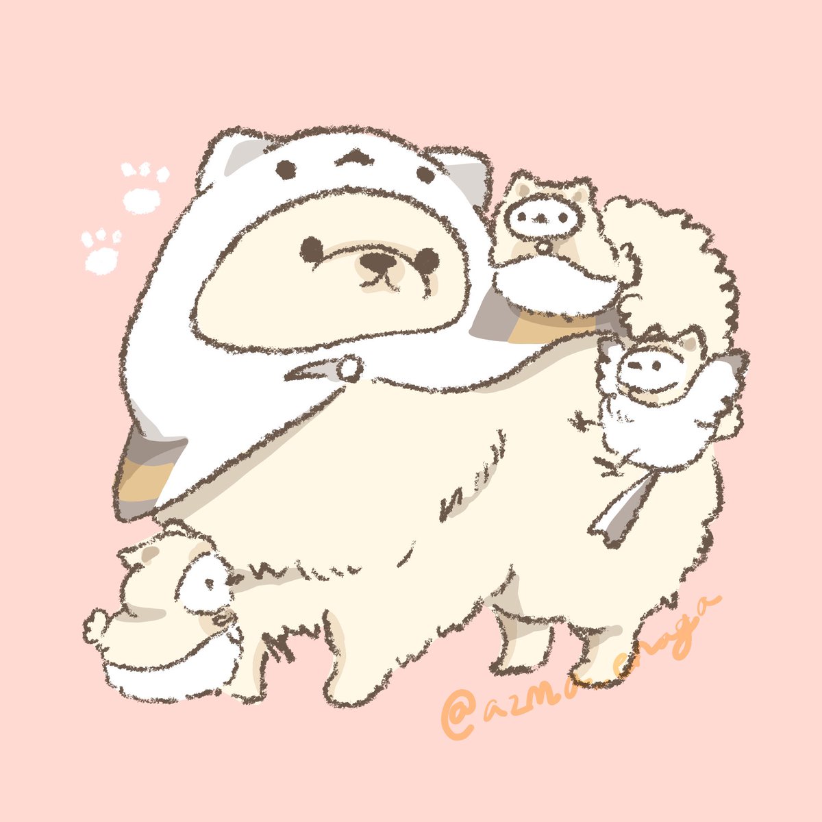 犬服 3S わんこの普段着 シマエナガちゃん 犬服 3S わんこの普段着