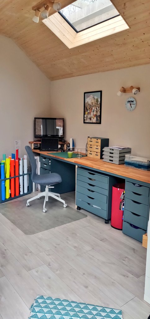 rawmudflap's tweet photo. Just settling down in our shiny new office to make the stack of orders from the weekend. https://t.co/BcKd1zwyIR