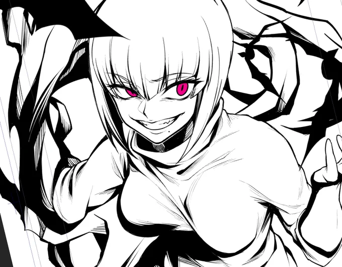 描いている 