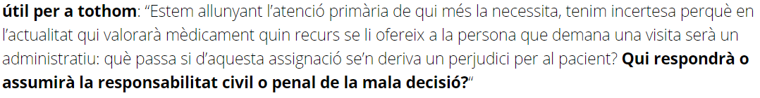 Marga Garcia (@margarcan) on Twitter photo <a href="/metgescatalunya/">Metges de Catalunya</a> <a href="/XavierLleonartM/">Xavier Lleonart #MedicinaésMECES3</a> Ja n'hi ha prou de carregar contra tot el que hi ha al voltant vostre al Sistema de Salut català amb argument del tot incerts. Ara li ha arribat el torn a la confiança dels administratius? <a href="/metgescatalunya/">Metges de Catalunya</a> <a href="/XavierLleonartM/">Xavier Lleonart #MedicinaésMECES3</a> Ja n'hi ha prou de carregar contra tot el que hi ha al voltant vostre al Sistema de Salut català amb argument del tot incerts. Ara li ha arribat el torn a la confiança dels administratius?