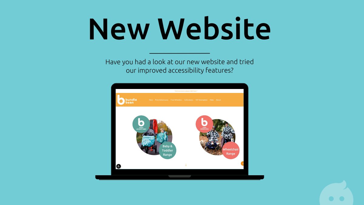 BundleBean's tweet photo. You may have noticed we have new branding and a new website! What do you think?

#WhereHasYourBundleBean #BundleBean #Accessibility https://t.co/HtSiVtKq27
