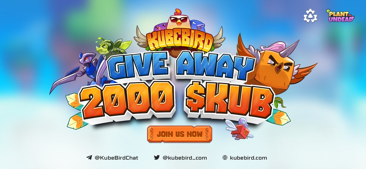 🎉Dear all #Kubies,

We're happy to announce our 1st🔥#Airdrop Campaign🔥to select 100 lucky winners to receive $KUB tokens.

Follow, like &amp; rt this post.
Cmt with hashtag #KubeBird &amp; #Kubies.
Tag 3 friends.
Follow steps in this form: gleam.io/GvwNz/airdrop-…

#PlayToEarn