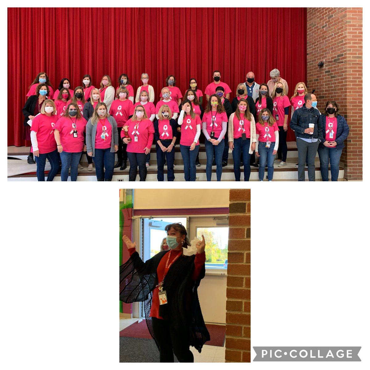 millroadprimary's tweet photo. Supporting our own. 💪#alessiarmy #fightlikeagirl #pinkout ⁦@rhcsd⁩ https://t.co/JUIwx9sjSz