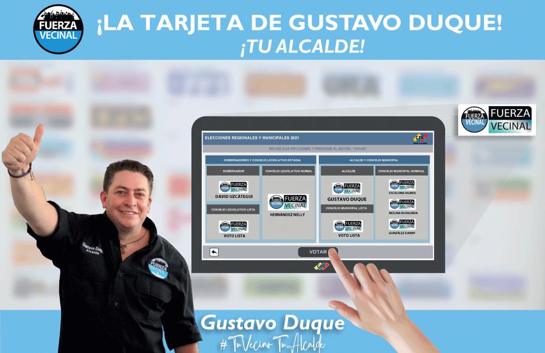 duquegustavoS's tweet photo. #01Nov Salud y bendiciones en este nuevo mes que inicia hoy, que sea productivo y exitoso para todos. Solo faltan 20 días para defender Chacao en las elecciones del 21-N. Vecinos, juntos lo lograremos 🗳️🤛

Vota por #FuerzaVecinal arriba y a la derecha.

#DefendamosLoNuestro https://t.co/A0i8uRp74V