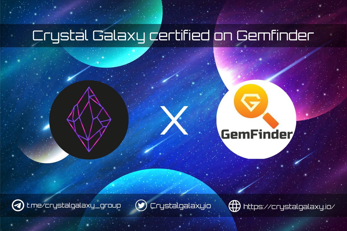 Crystalgalaxyio's tweet photo. 🪐 Crystal Galaxy certified on @GemFindercc !

✅ Go to vote! https://t.co/K0sPJD1GEf

#BSC #Presale #Privatesale #Pinksale #BSCGems #P2E  #DeFi #cryptogames #PancakeSwap #NFT #Metaverse https://t.co/pATBniMIvA