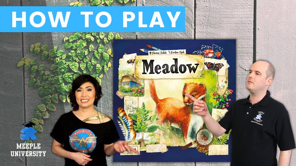 MeepleU's tweet image. Meadow! This well regarding puzzle, set collection, worker placement game is one of my favorite I've played this year. How it plays? We got it covered 😍 🙏
How to play - youtu.be/cVGm7ahfRAM
#rebelstudio @VR_Distribution