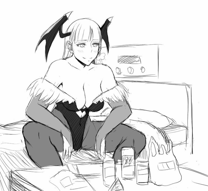 去年のハロウィンに描いたモリガン です 