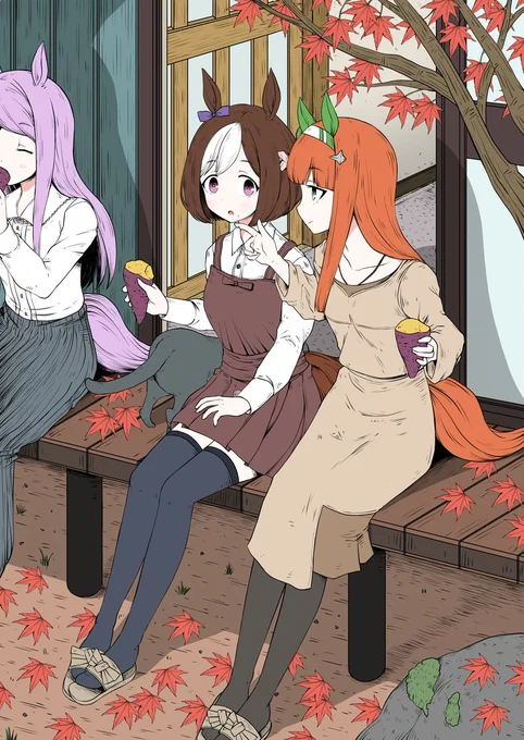 サイレンススズカとスペシャルウィーク
#ウマ娘 