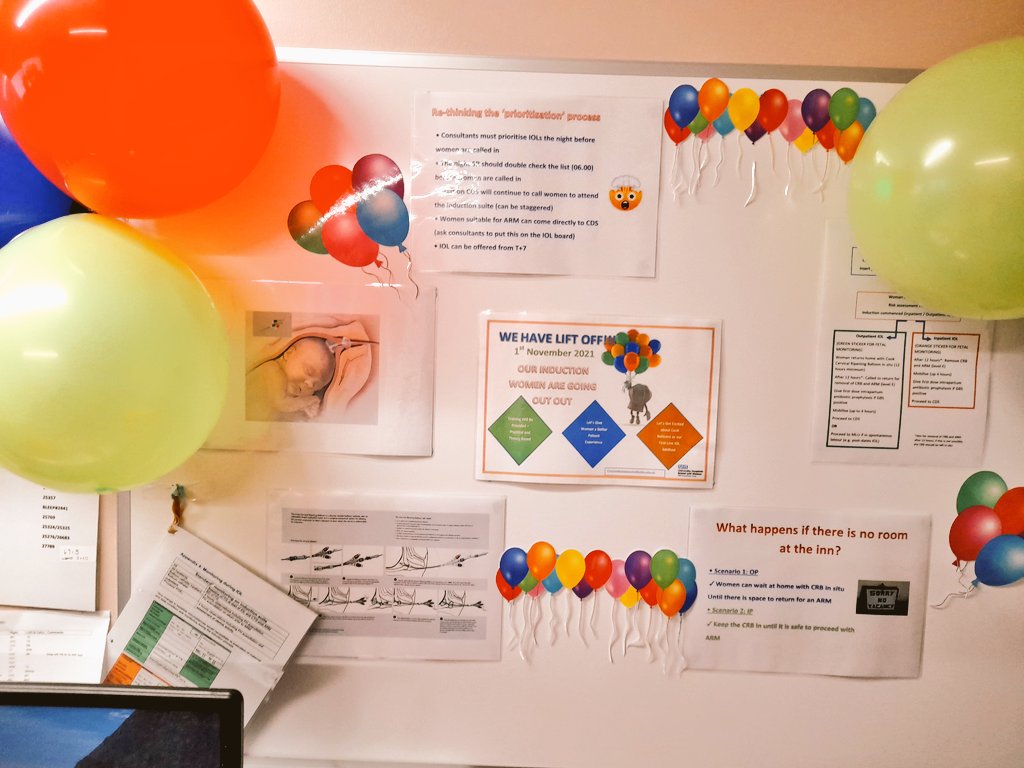 K_AEastwood's tweet photo. Very excited to announce the launch of NEW Induction of Labour guideline today! @uhbwNHS @BNSSGMVP 
#IOL #maternity #obstetrics #STMH https://t.co/6OfZKI0EOd