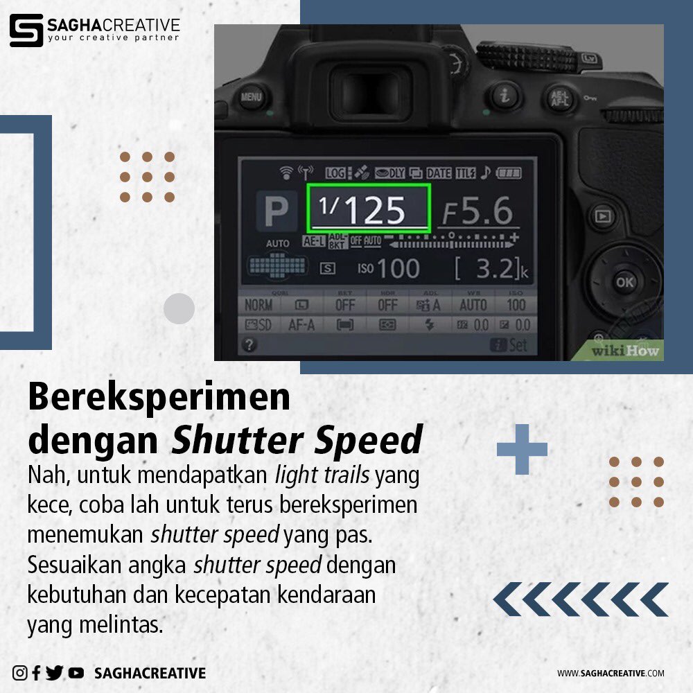 SaghaCreative's tweet photo. Genk, kalian pasti pernah lihat deh, foto di sosial media dengan objek utama lampu kendaraan yang terlihat mengekor panjang mengikuti bentuk jalan. Nah, model foto seperti itu dikenal dengan istilah light trails, atau jejak lampu. https://t.co/KymFk4yXNN