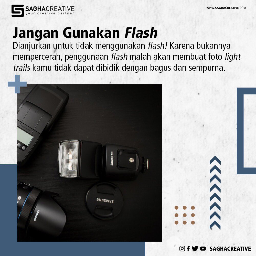 SaghaCreative's tweet photo. Genk, kalian pasti pernah lihat deh, foto di sosial media dengan objek utama lampu kendaraan yang terlihat mengekor panjang mengikuti bentuk jalan. Nah, model foto seperti itu dikenal dengan istilah light trails, atau jejak lampu. https://t.co/KymFk4yXNN