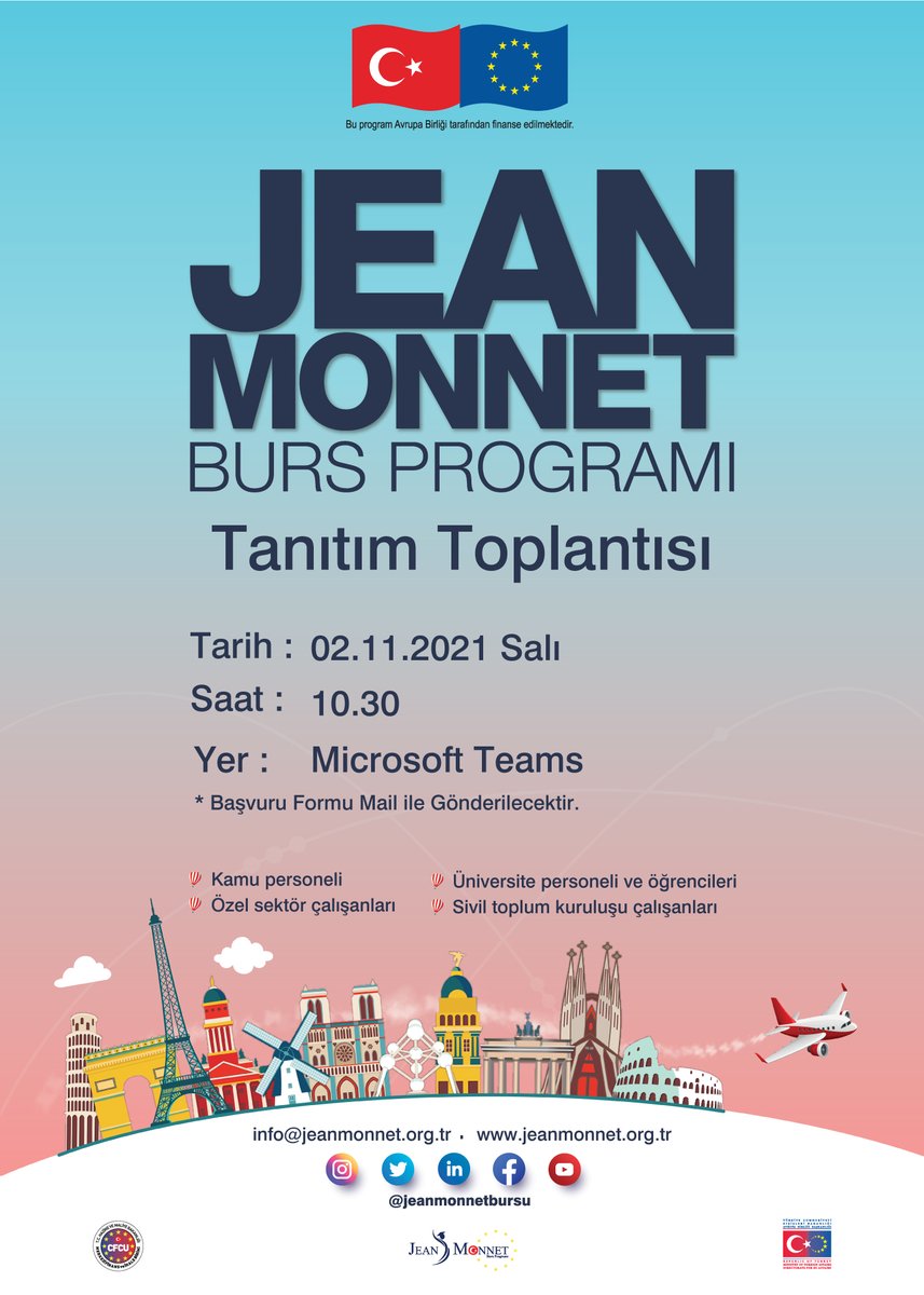Toplantı 02.11.2021 Salı günü saat 10.30’da, Microsoft Teams Çevrim içi Toplantı Platformunda gerçekleştirilecektir.
Aşağıdaki linke tıklayarak katılım formunu 01.11.2021 Pazartesi günü saat 23.59’a kadar doldurunuz.
forms.gle/Uyz99dn2AWKFhV…