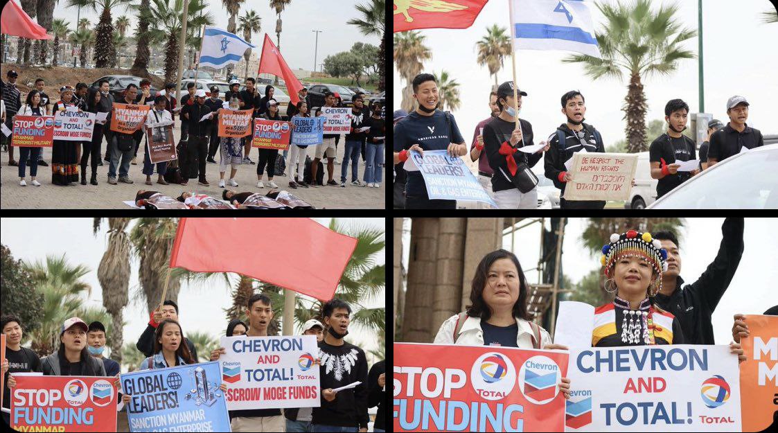 huangsizzie's tweet photo. Pro-democracy Burmese and Israel activists in Israel demonstrated a rally yesterday in front of Burmese embassies in Tel Aviv, Israel, in terms of #BloodMoneyCampaign.
MYANMAR NEEDS HELP
#WhatsHappeningInMyanmar
#Nov1Coup https://t.co/w2kDPXLyJq
