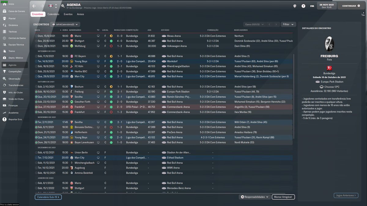 Jofrik99's tweet photo. Bem here we go again! Ontem foi assim...

Hj como será!?  https://t.co/c5c4BulVxa👈⚽️

Brincar com roles e bolas paradas...

Btw Nuno Espirito Santo despedido 😅

#FM22 #fm22features https://t.co/vrHguGGnmG