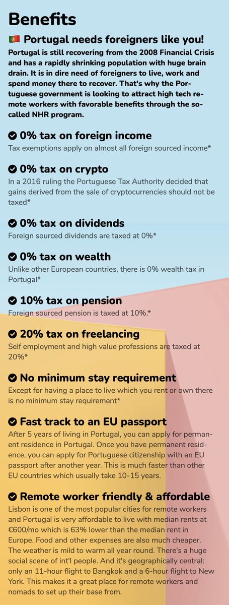 PeterDeKeyzer's tweet photo. How to attract talent &amp; a bigger tax base to your country. 

Portugal leads the way 🇵🇹

Cc @alexandradarch https://t.co/d3kWrO2I8z