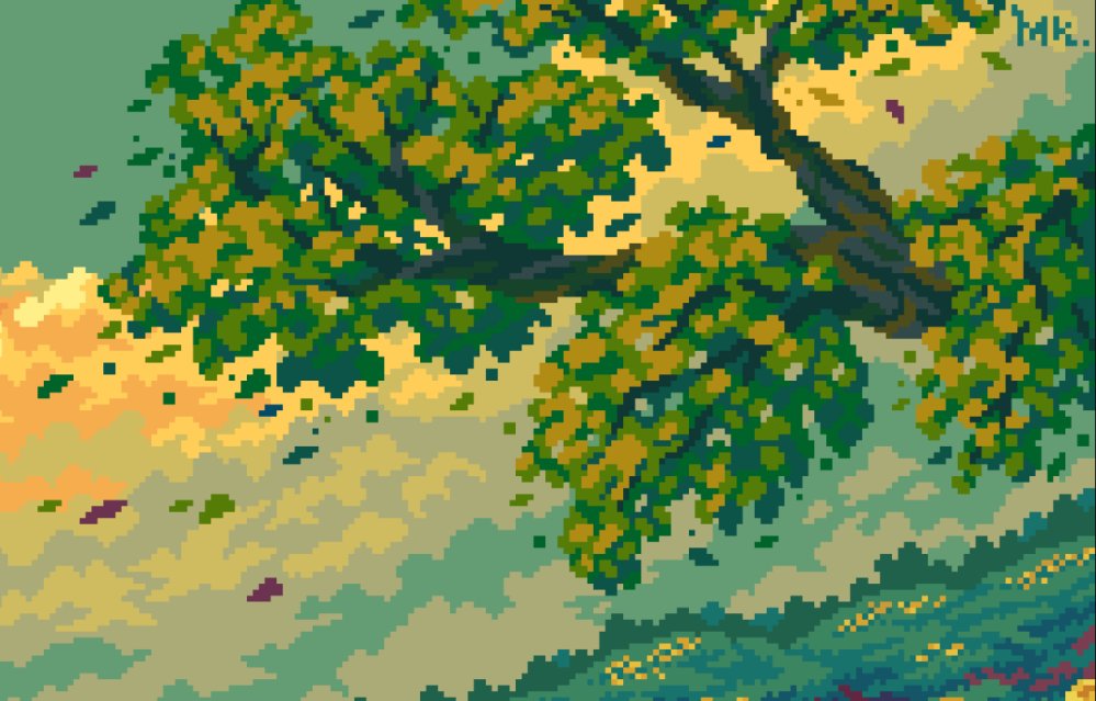 MakDeetsMuch's tweet image. I dont know about you, boys,
but I&apos;m a Certified Leaning Tree Specialist. 

#pixelart