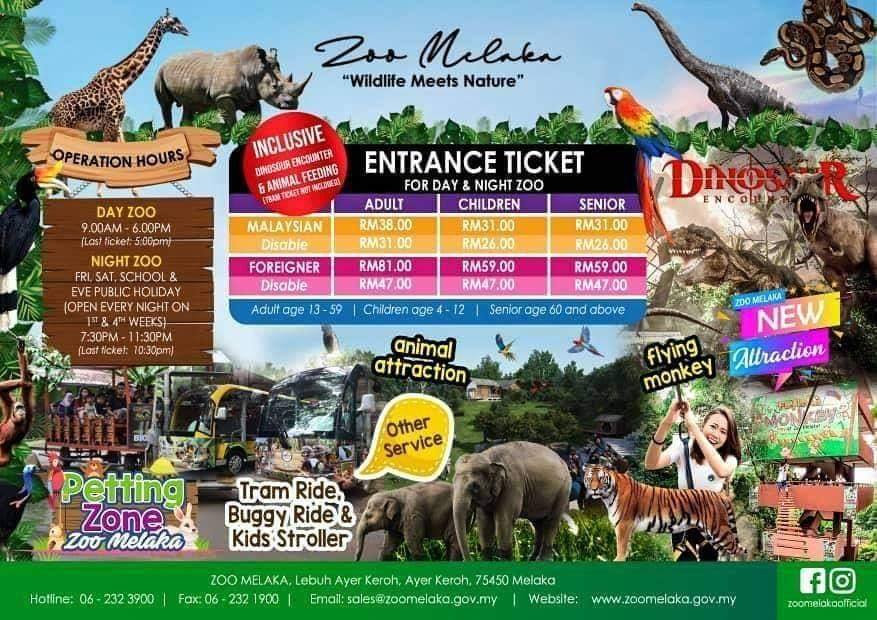 melakagegaulagi's tweet image. Jom ramai-ramai sertai keseronokan di Dinosaur Encounter @ Zoo Melaka 🦕🦖

Jangan lupa untuk memakai pelitup muka anda dan patuhi SOP yang ditetapkan semasa berada di Zoo Melaka.

📍 Zoo Melaka Ayer Keroh
📞 +606 2323 900