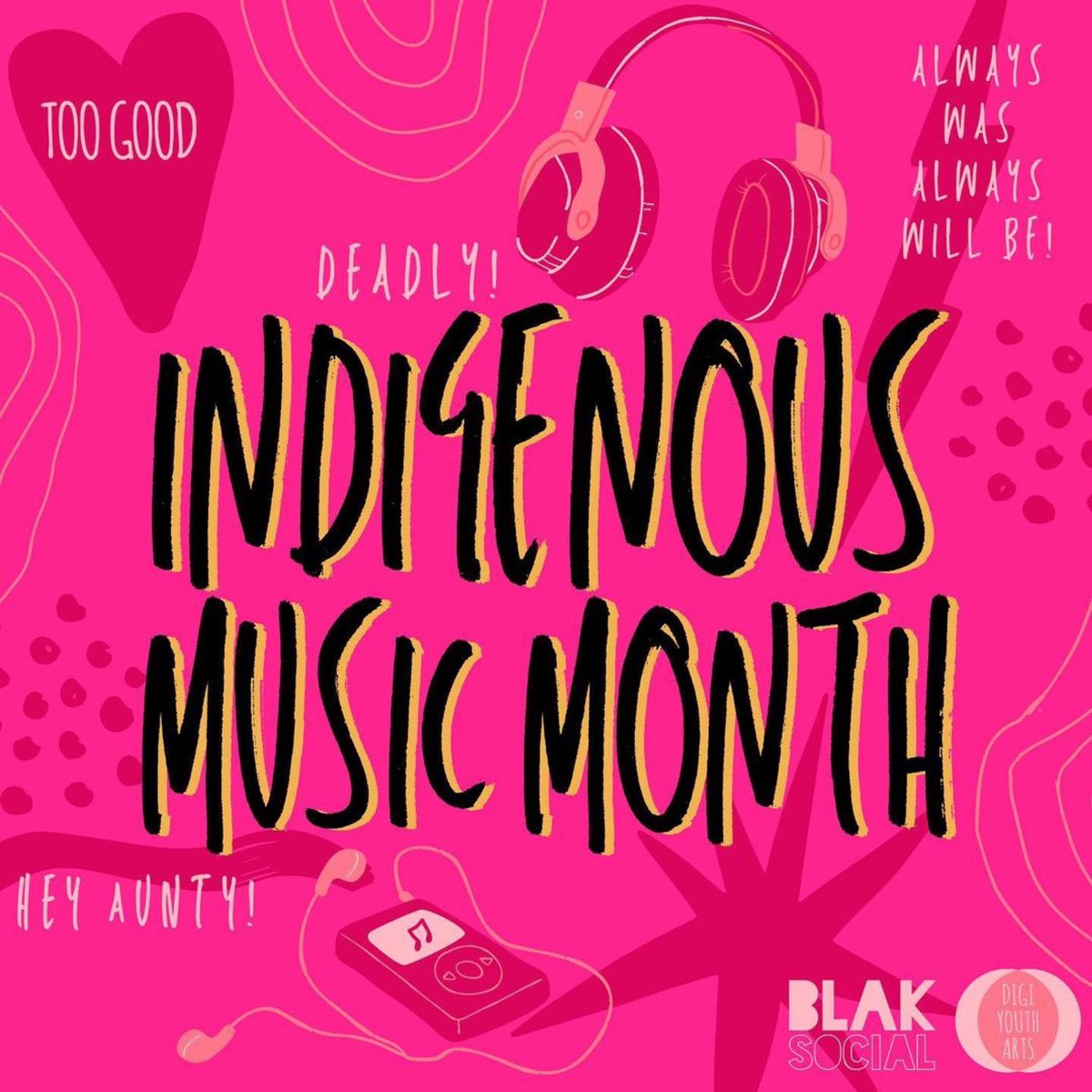 digiyoutharts's tweet photo. this month @digiyoutharts , @blaksocial + friends will be celebrating the OGs of so-called #AusMusicMonth with #IndigenousMusicMonth 🖤⚡️ https://t.co/vcgjYposwP