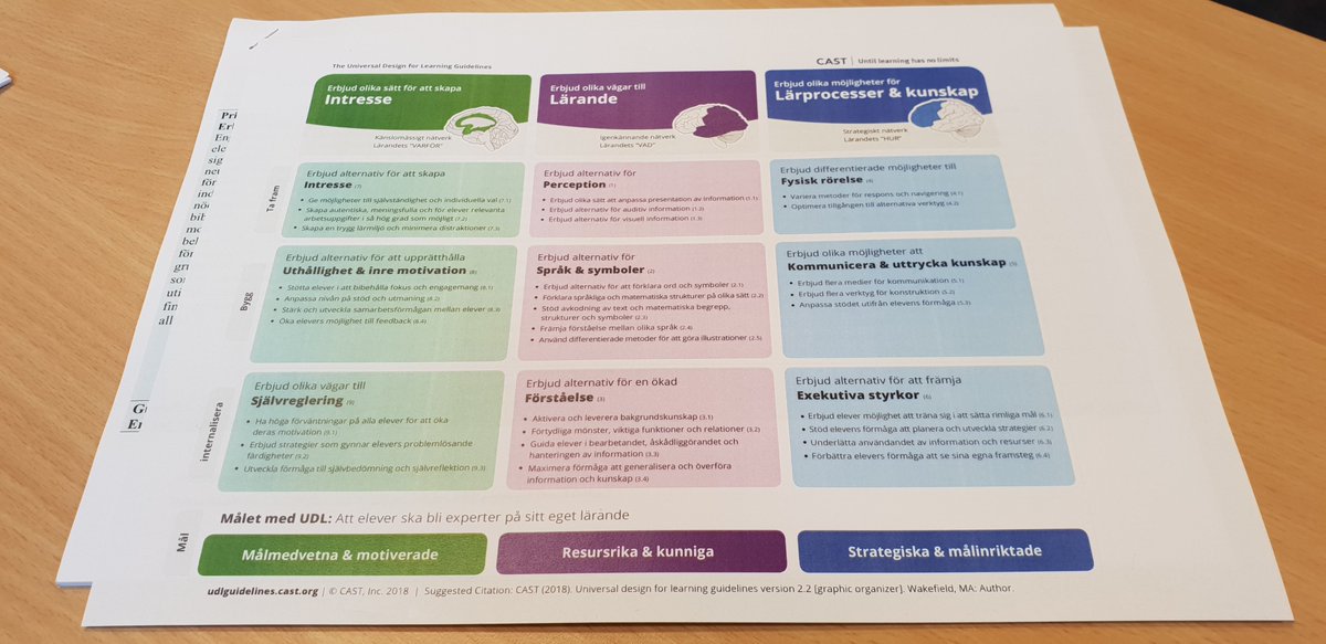 Vecka 44, idag utbildning med Linda Platin #UDL 👌🙏💕