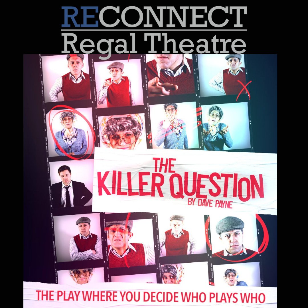 JustSomeTheatre's tweet photo. It’s the FINAL WEEK of tour for ‘The Killer Question’ 🔪 Check out the tour schedule for this week 👇

3rd November - @DfsTheatreRoyal 
4th November - @ReconnectRegal 

Grab your TICKETS here 👉 https://t.co/h1r9804reO
#KillerQuestion #theatreisback https://t.co/8UHs5dG0HE
