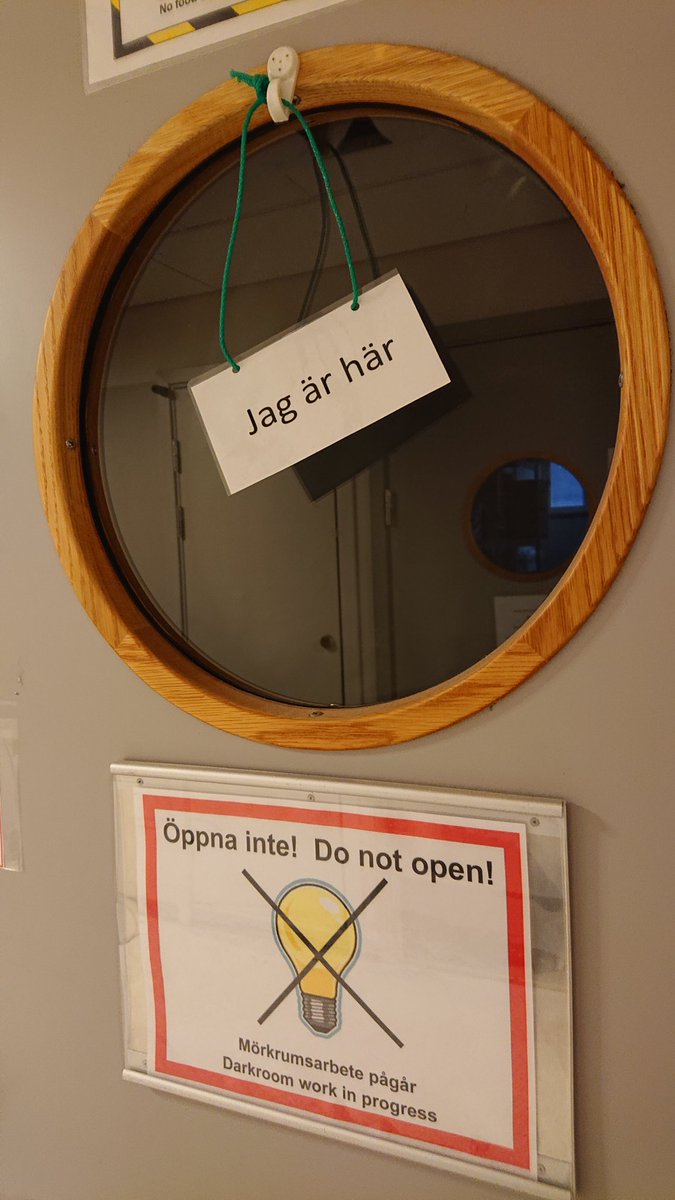 Busy busy in the OSL dark lab @LundGeology today! Master student Elin J working with samples from <a href="/UiB_museet/">Universitetsmuseet</a> and Daniel E visiting from <a href="/Stockholm_Uni/">Stockholm University</a>.