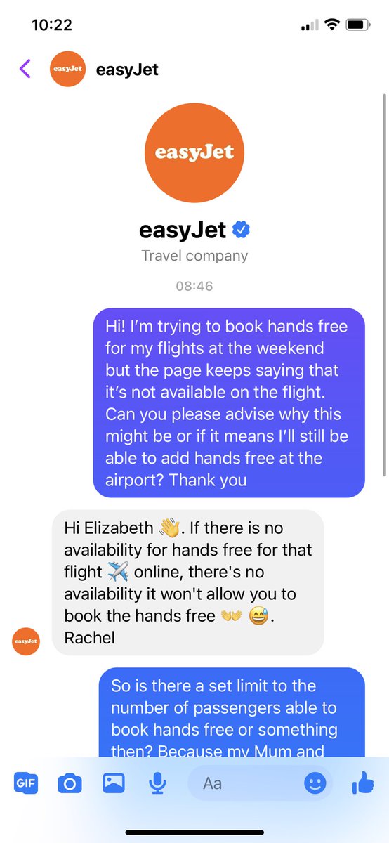 ermorgan28's tweet photo. @easyJet STOP GHOSTING ME! You are impossible to get help from. #easyjet #easyfail #terriblecustomerservice https://t.co/Ur8Zxl2JZ5