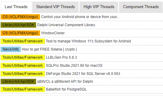 DelphiFan's tweet image. For new components follow us
Website : delphifan.com
Facebook : facebook.com/DelphiProgramm…
Twitter :
Telegram: t.me/delphifan
01.11.2021 #delphi #delphicomponents #delphiprogramming #delphiforum #delphidownload
