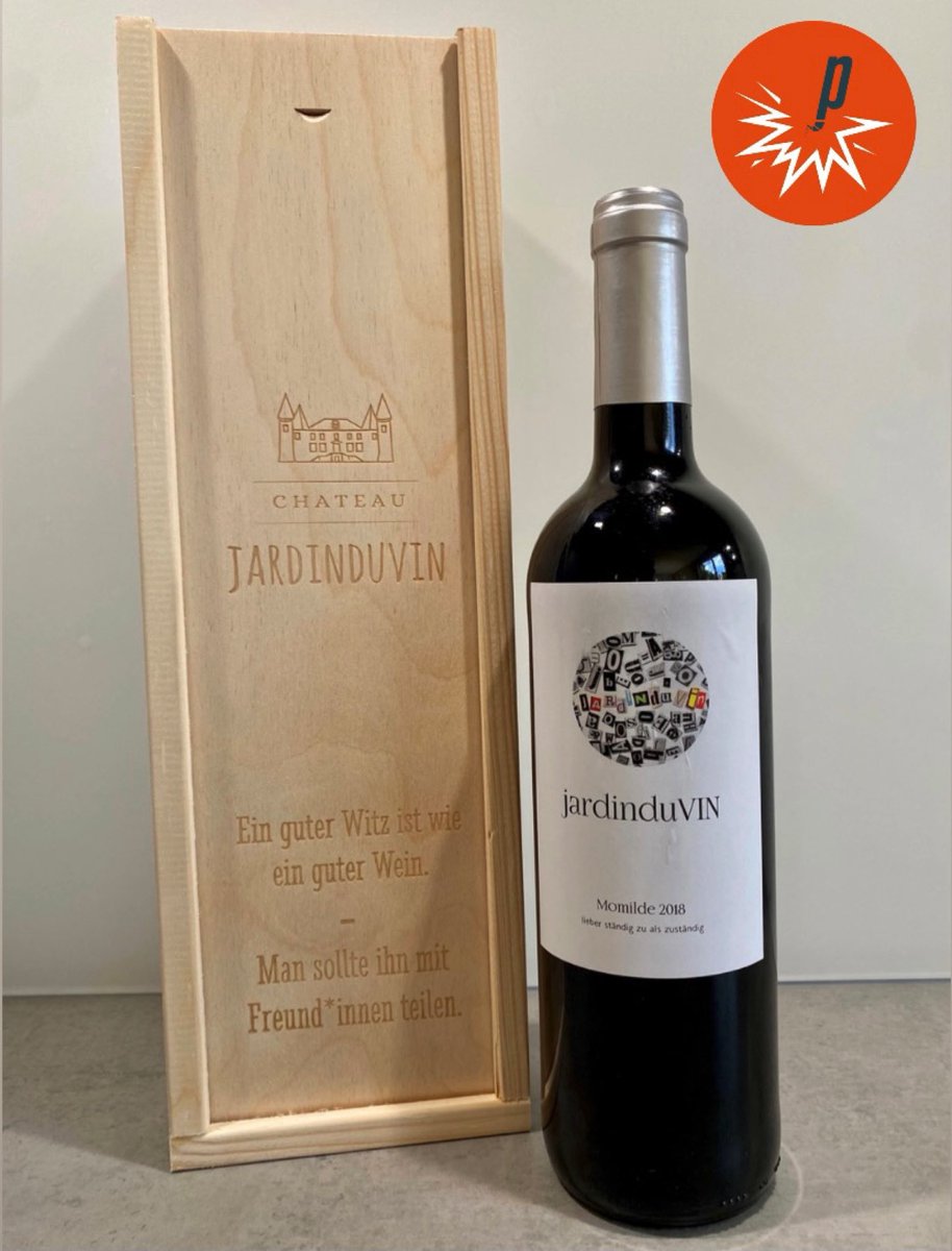 jardinduvin's tweet photo. Auf dem Crowdfunding der @petarde_ch kann ab sofort ein Wein von mir bestellt werden! Der jardinduVIN!

https://t.co/BRs0tHInCX

✨ Wein trinken UND dabei Satire unterstützen! ✨ https://t.co/NTSiUaCC84