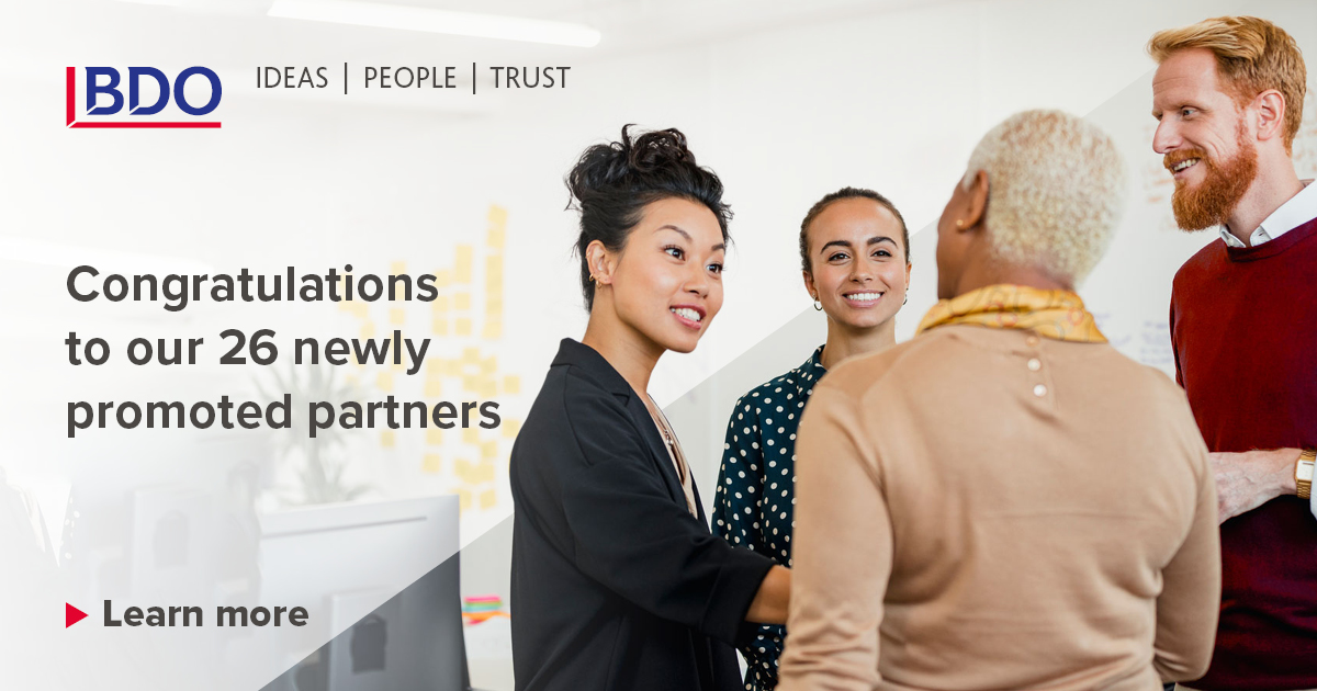 bdoaccountant's tweet photo. A huge congratulations to our 26 new partners and all those who have been promoted throughout the firm today!🙌 https://t.co/naHI2GB674 https://t.co/75qsxdlB4N