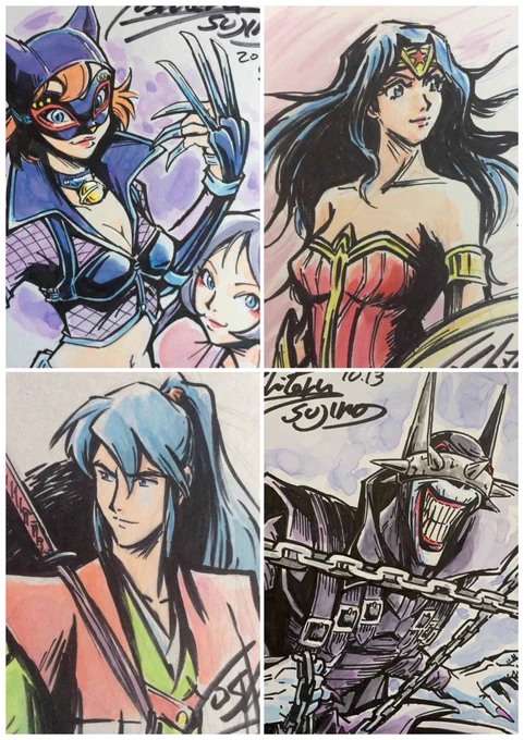 希望者多数、又は直接の打ち合わせの必要がない方は
希望する絵の資料と以下のお届け先情報をお渡し下さい
住所
氏名
電話
メールアドレス 
(ハンドルネーム)
※色紙以外にも描きますが、
その場合は紙をお持ち下さい

お支払いはコミッション完成時にメールにてご連絡します 
