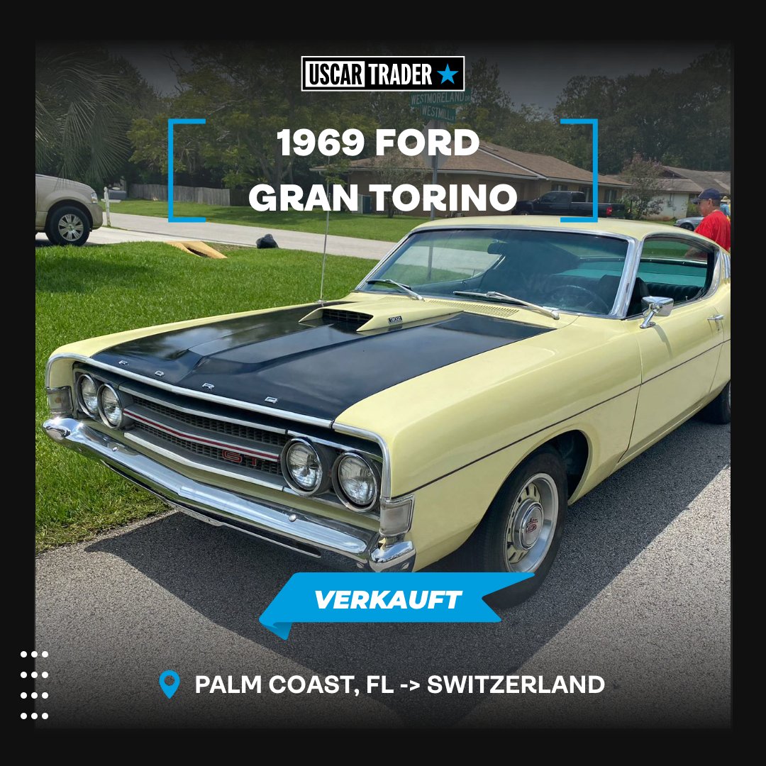 1969 Ford Gran Torino | Palm Coast, FL ➡️ Schweiz

#grantorino #ford #fordgrantorino #grantorinosport #bigblock #musclecar #uscar #classiccars #classicford #autos #vintagecars #classiccarspotting #autoimport #deutchland #schweiz #usa #autoimport #satsgroup #uscartrader #usct