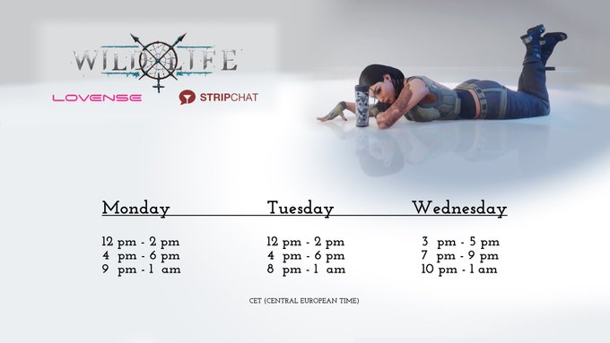 My schedule for the big @AdeptusSteve @Lovense and @stripchat cam marathon! 

@Leah_Obscure and I can’t