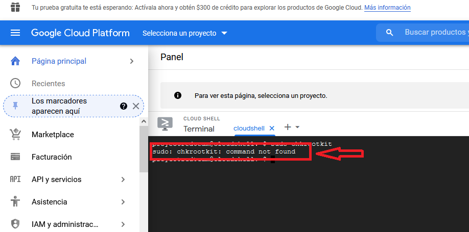 allciber's tweet photo. Que raro, cuando a #googlecloud le instalamos #chkrootkit para ver si hay algo extraño, en nada nos desconecta la sesión y automáticamente el script chkrootkit desaparece 🤔 comentarios por favor. demos luz. #rootkit #ciberseguridad #google https://t.co/sByyF6rInJ