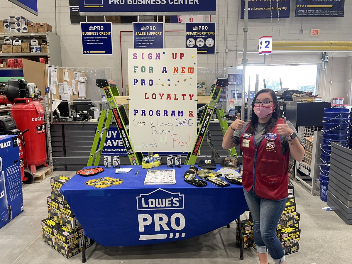 DMStrickler's tweet photo. PROvember deals are here! This month it’s all about the PRO! Our team is ready to show you how to save money and cash in on some amazing deals! #PROvember #Lowes4pros #proloyalty @BenitoKomadina @steveyoung456 @KevinLowes24581 @ethanatlowes https://t.co/3H4cUmDPjd