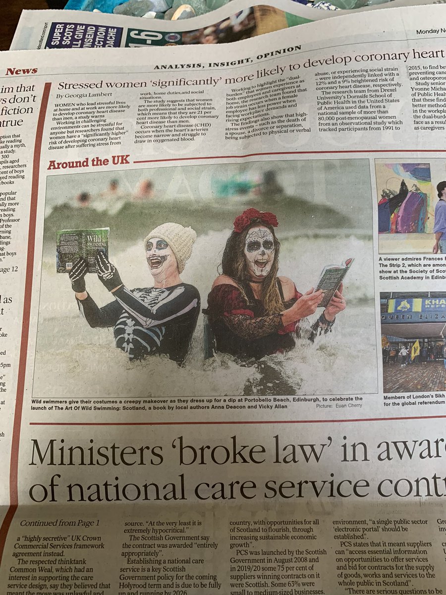 AnnaDeacon's tweet photo. Wow! What a morning! @thetimes @heraldscotland @MetroUK @edinburghpaper  thank you for this hilariously wonderful coverage ❤️@vicky_allan @bwpublishing @mucklemedia https://t.co/uNoxcQ2D7P