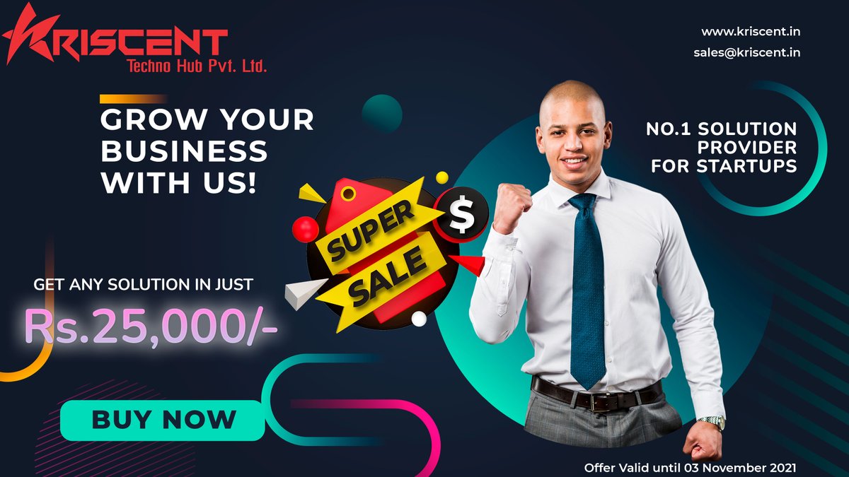 mahendrakumarve's tweet photo. Start a new business on this Diwali and get any portal in just Rs.25,000/- and get a Silver Coin also.
BUY NOW
Offer valid until 03 November 2021
CONTACT US
https://t.co/zFoHsiJRBP
sales@kriscent.in
+91-724-056-0001, +91894-702-7625
#Diwali #diwalioffer #kriscent #Offers #ecommer https://t.co/mmUjd1WIIX