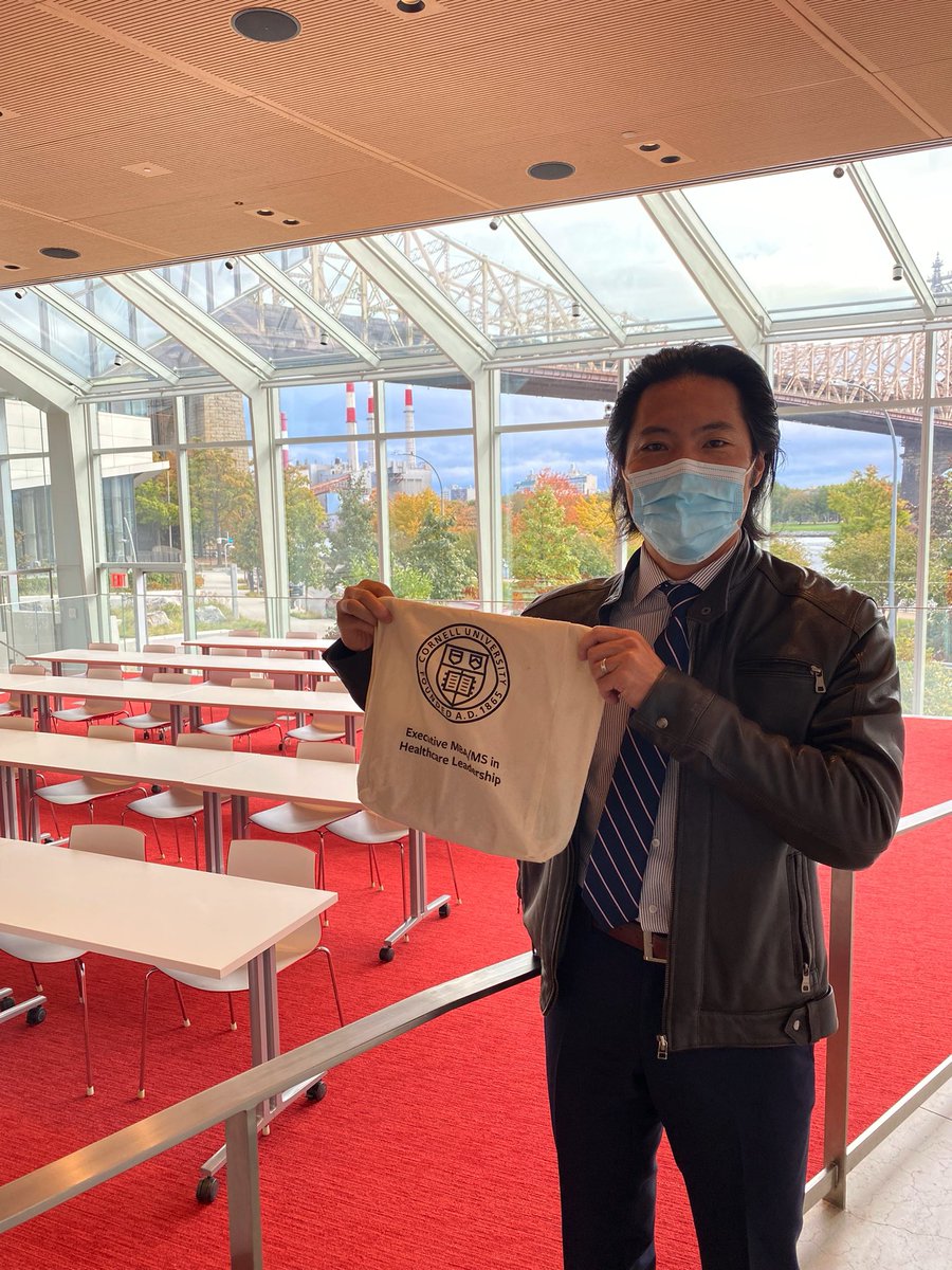 RTanouyeMDMBA's tweet photo. Thank you to Andrea Stahlman, Christine Cortalano, and @cornell_tech for hosting me last week, so I can see in person where all the @CornellMBA magic happens for our Healthcare Leadership and Management Fellows @WCMEmergency https://t.co/wPG80z6v9v