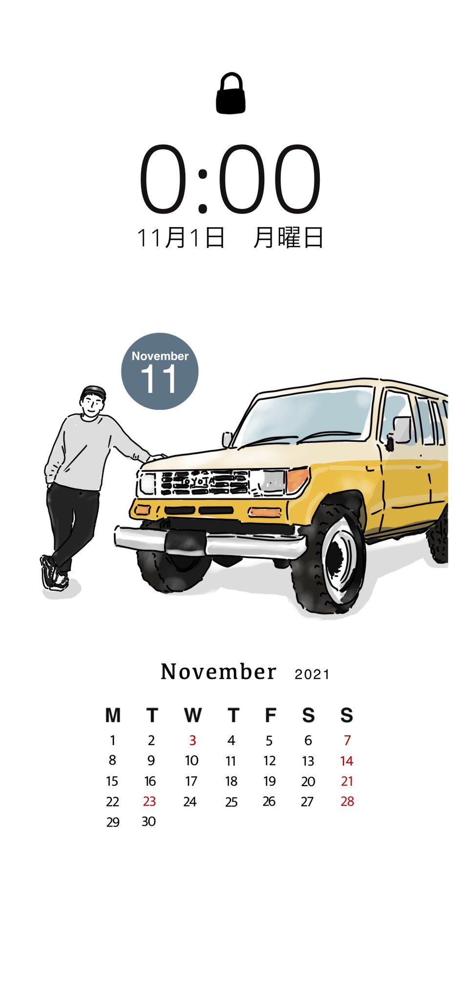 Fujimaki New 11月の壁紙です 良かったら使ってあげてください とろサーモン村田さんと愛車のランクルです Illustration Illust Fujimaki Fashion Coffee Cafe ファッション カフェ イラスト アウトドア 秋キャンプ とろ