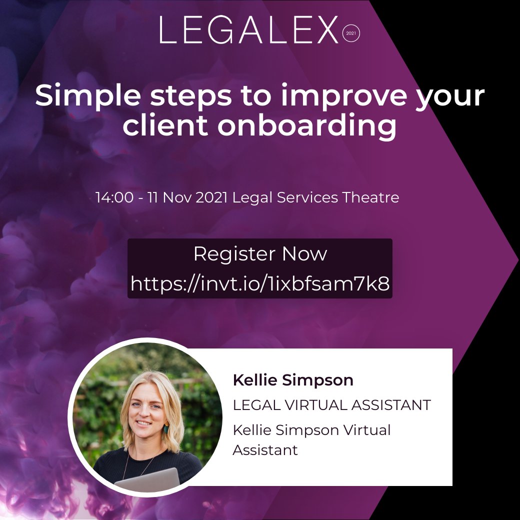 ⏰ The countdown is on!!  11 days until I do my first ever public speaking event where I'll be talking about the simple steps to #Clientonboarding <a href="/LegalexShow/">The LegalEx Show</a> - #LegalEx