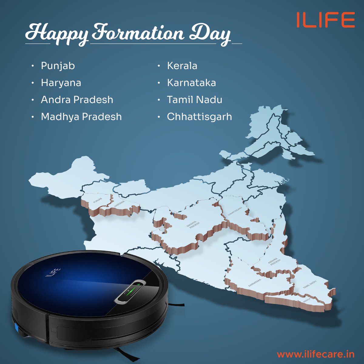 ILIFE_Robotics's tweet image. Make a positive difference this formation day, bring cleanliness to your home with ILIFE Appliance - Happy Formation Day 
#smallhelper #ilife