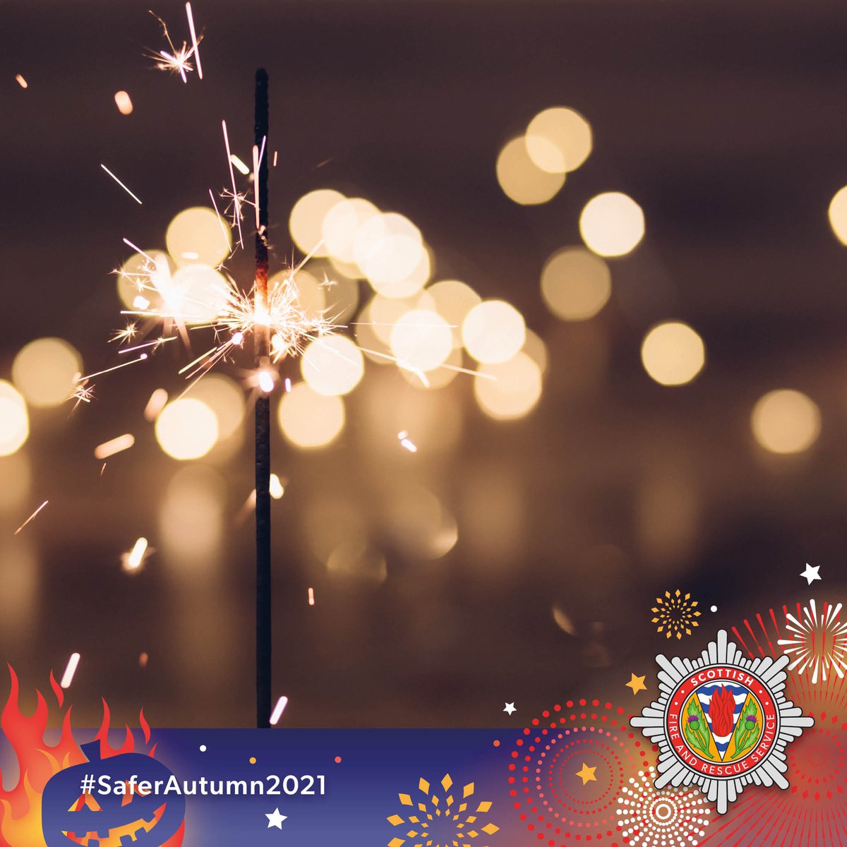 Planning on hosting a back-garden bonfire or using fireworks this year?
Please consider the risks. If things go wrong it can put pressure on our response to other emergencies.
The Fireworks Code helps reduce the risk of harm: firescotland.gov.uk/media/1144243/… 
#SaferAutumn2021