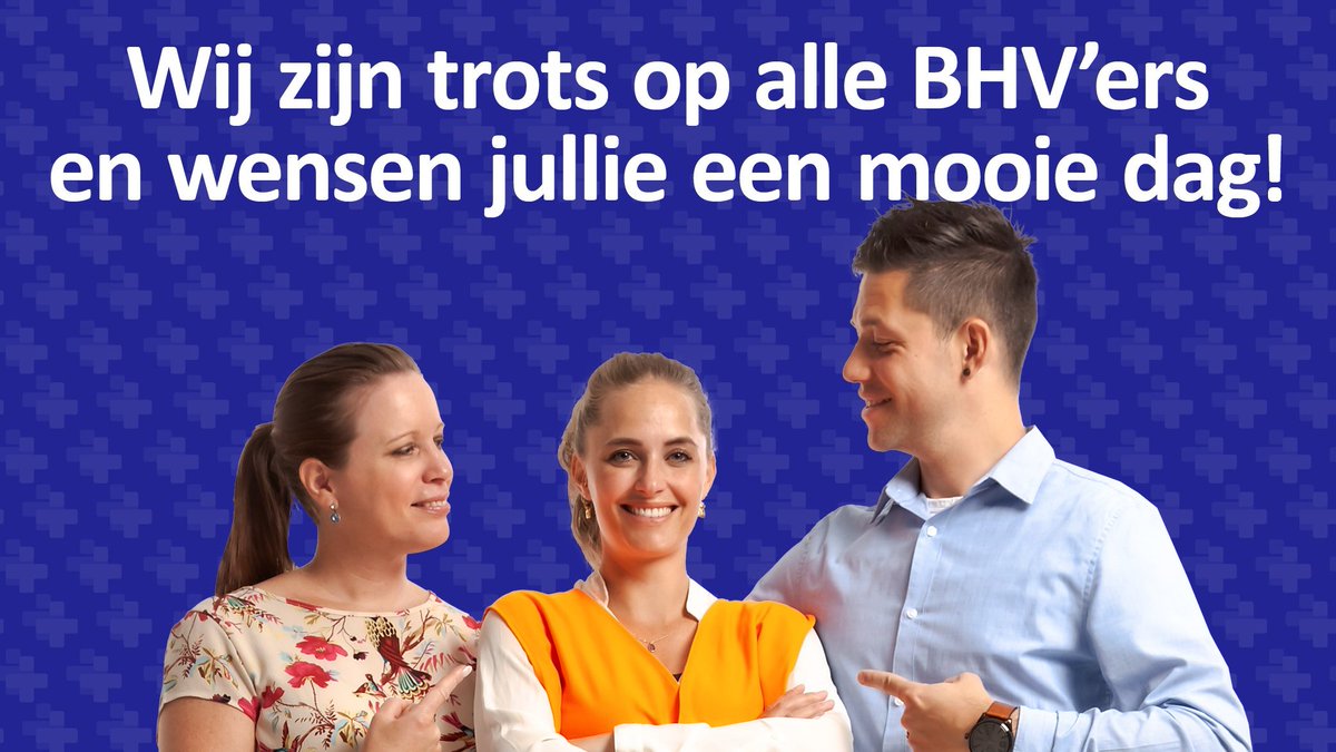 Vandaag is de Dag van de BHV! Een dag waarop door heel Nederland speciale aandacht en waardering wordt gevraagd voor de inzet van de bedrijfshulpverleners. Deze BHV’ers die zich niet inzetten voor zichzelf, maar juist voor de ander.  #dvdbhv #dagvandebhv #waardering #support