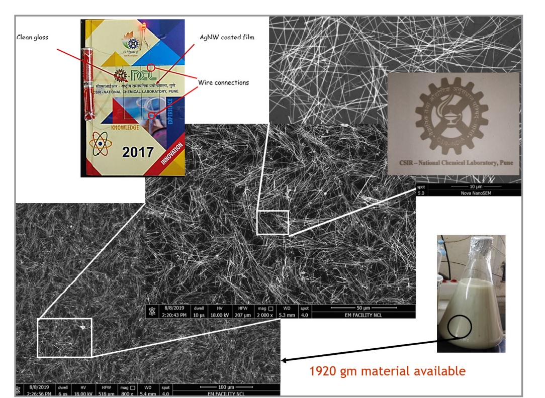 IndiaDST's tweet photo. Indian scientists develop a process for large-scale manufacturing of nano-materials (Silver nanowires) that can bring down costs to less than one-tenth of the market price; with support from Advanced Manufacturing Technologies Program of @IndiaDST .

➡️https://t.co/iNIb78DVzs https://t.co/31BJV0Dar4