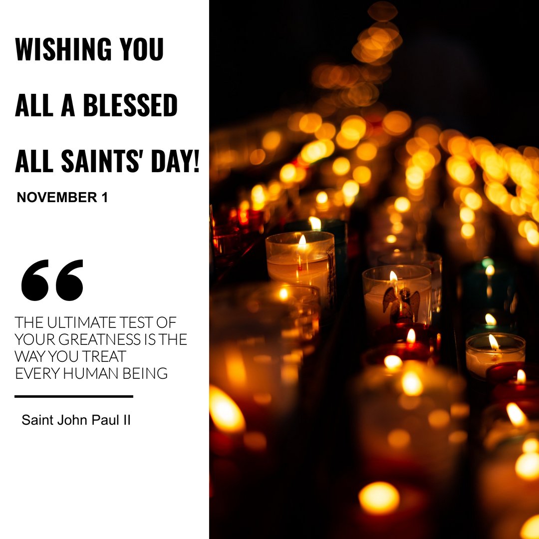 GunhildManageme's tweet photo. Celebrating #AllSaintsDay! https://t.co/uEplXQvCK9