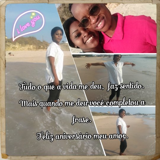Hoje é aniversário da parte que completou-me... Amo muito minha linda esposa Deus a abençoe rica e poderosamente.