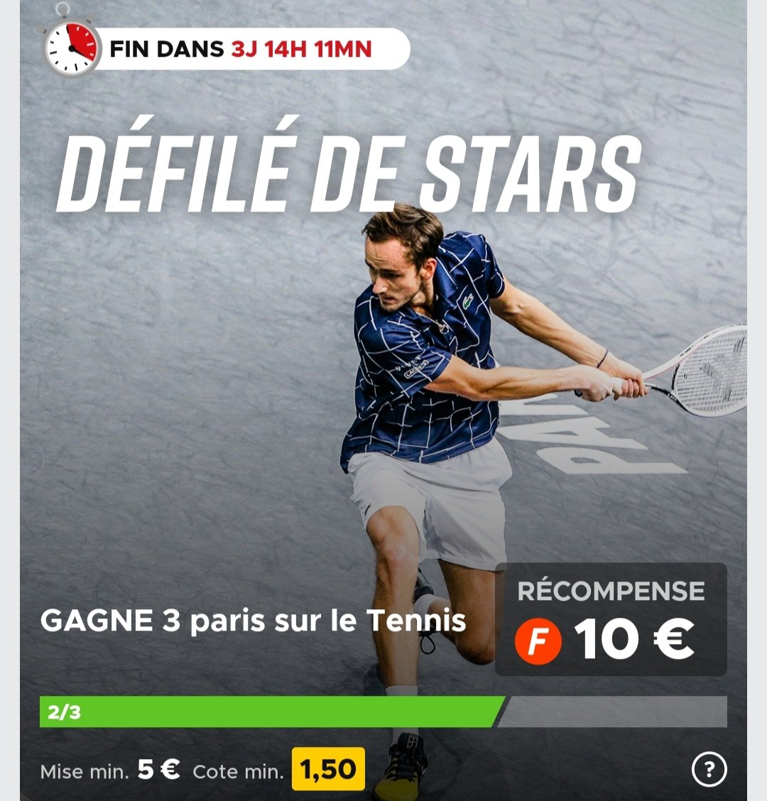 Jordasticot's tweet photo. @Prono_Overdozz BOOOOOOM 2/3 LE DÉFI VA ÊTRE VALIDÉ EN QUELQUES MINUTES SEULEMENT 🤑✅✅ https://t.co/U2BgQfvSJy