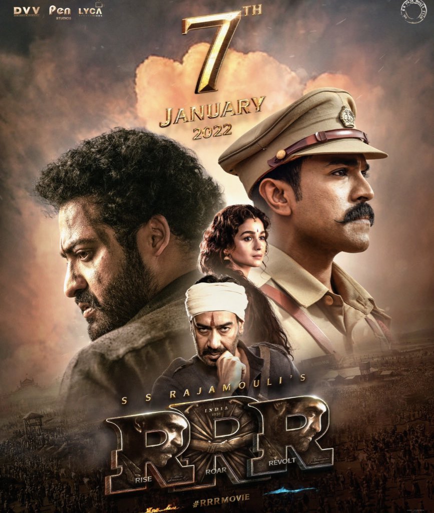 _imAayan's tweet photo. #RRRGlimpse is truly fantastic🔥

biggest blockbuster movie to come on Indian cinemas #RRROnJan7th 🤟

Best director ~ @ssrajamouli always impress us through his powerful directions😇

#RRRMovie  #RRRMovieGlimpse https://t.co/phGOlNjiEn