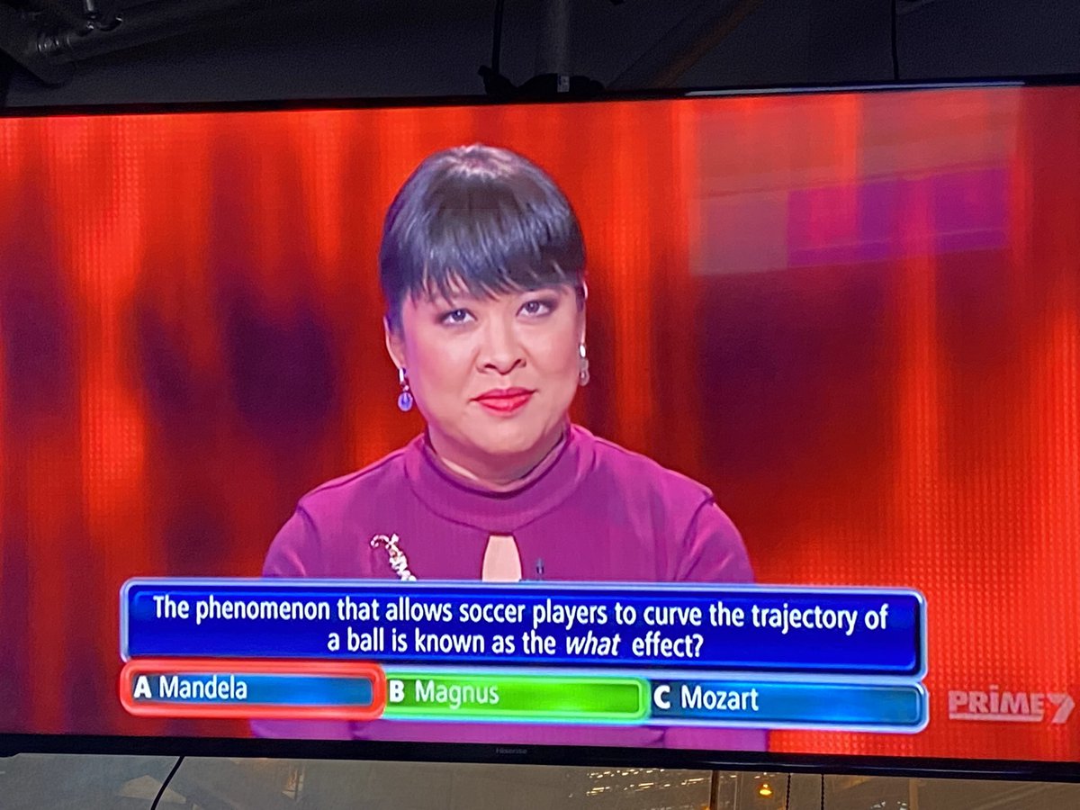 rupie78's tweet photo. I knew this answer from watching you guys @HowRidiculous maybe the chasers need to be watching some more #YouTube. #thechaseaustralia https://t.co/bygefbRaa6
