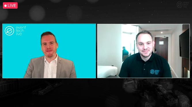 Shocklogic's tweet photo. We are watching the live welcome to @eventtechlive with @punchtownparry. Good luck this week everyone! 

#ETL21 #eventtech #eventprofs https://t.co/OEOiokoh6Q